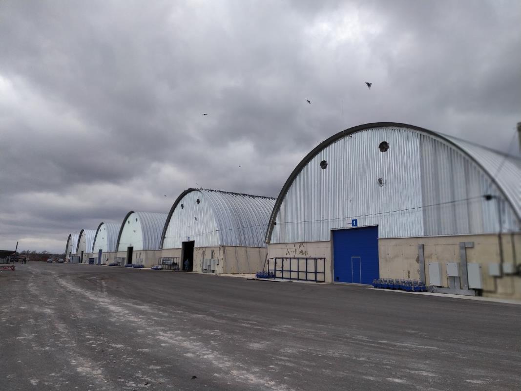 Завершено строительство шести складов для компании Sucden в Ельце. Аэросъемка объекта